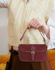 Suede Multi-Color Mini Shoulder Bag