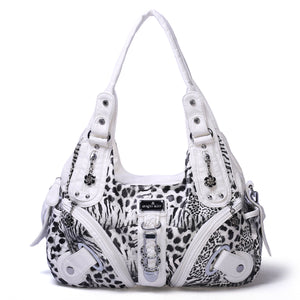 LEOPARD BLACK WHITE