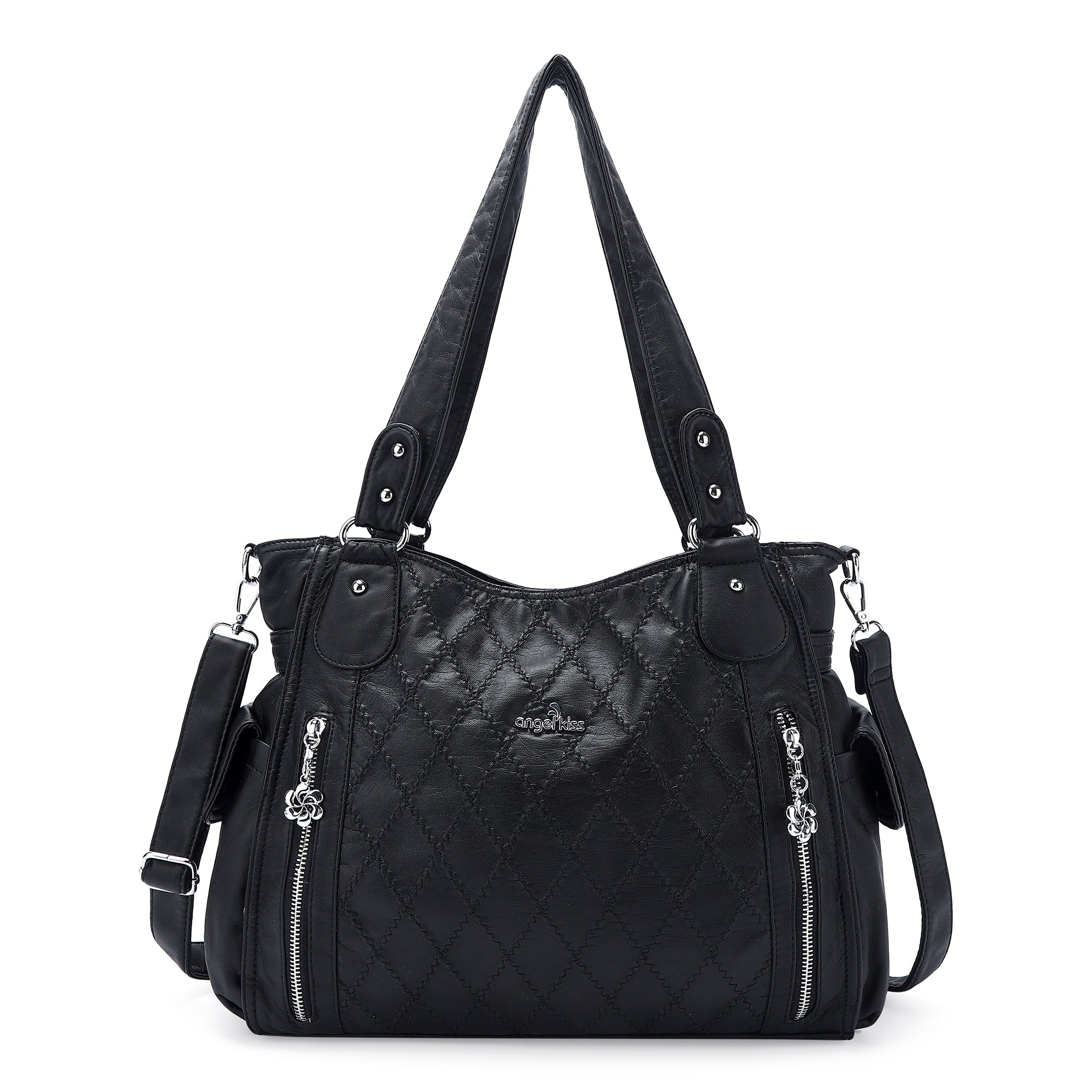 ★ まりん777。 ★【美品】y2k angel kiss トートバッグ Angelkiss Women Bag Top-handle Handbag Fashion Tie-dye