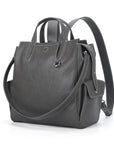 Washed pu leather backpack/shoulder bag