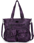 Large Muti-Pocket Women tie-dye Hobo Shoulder Bag