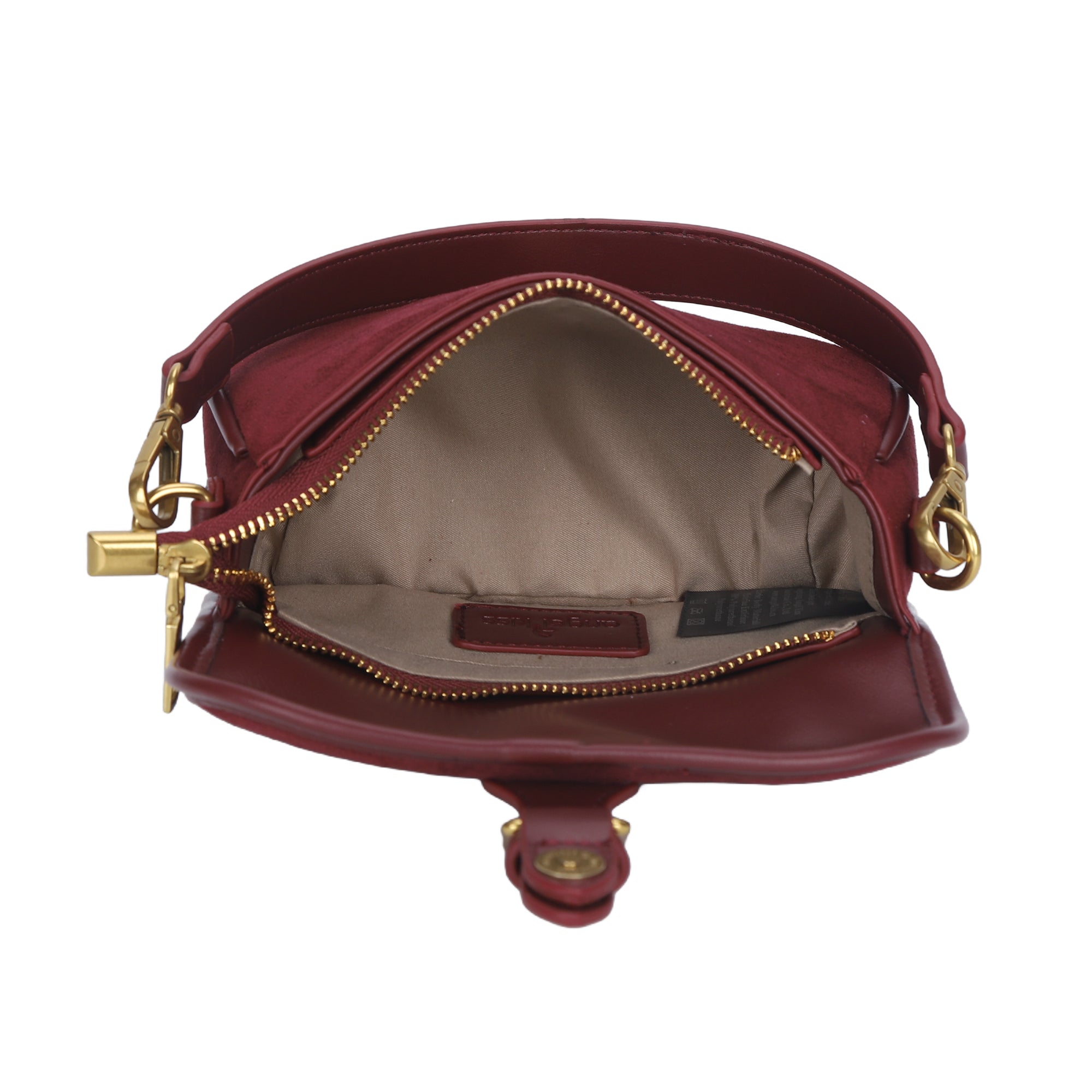 Suede Burgundy handbag/crossbody bag