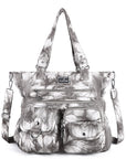 Large Muti-Pocket Women tie-dye Hobo Shoulder Bag