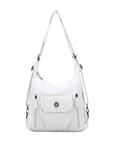 Retro solid color multi-functional traditional design tote bag