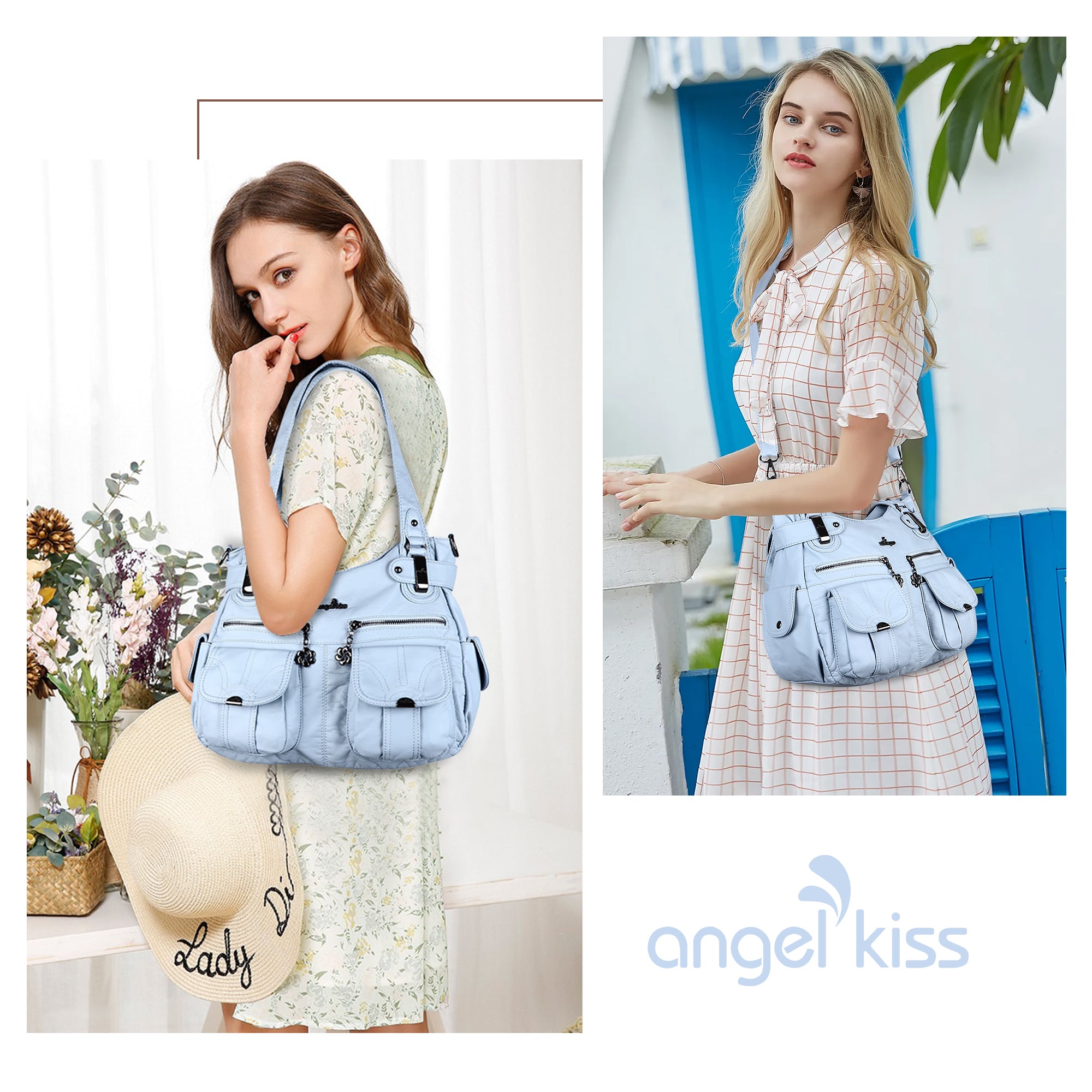 Fashionable Large Capacity Hobo Bag | Angelkiss Bag