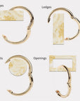 Angelkiss Instant "No-Drop" Metal Bag Hanger (Anti-Slip Design)