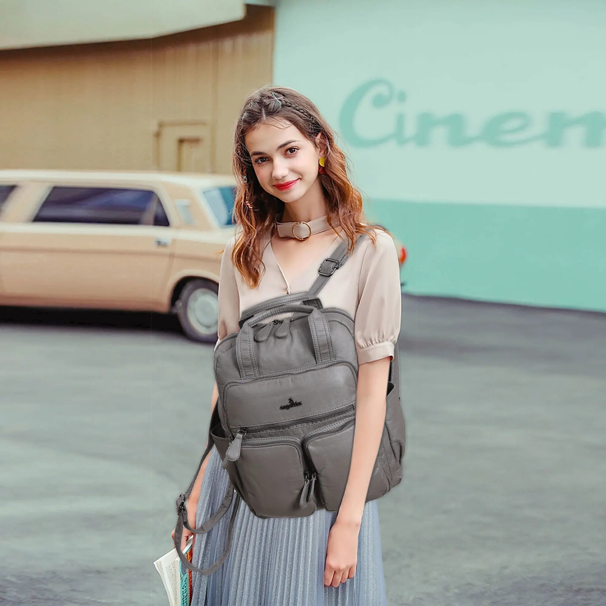 Fashionable Multi-functional Eco-friendly Backpack, Perfect for Travel, Outdoor Adventures