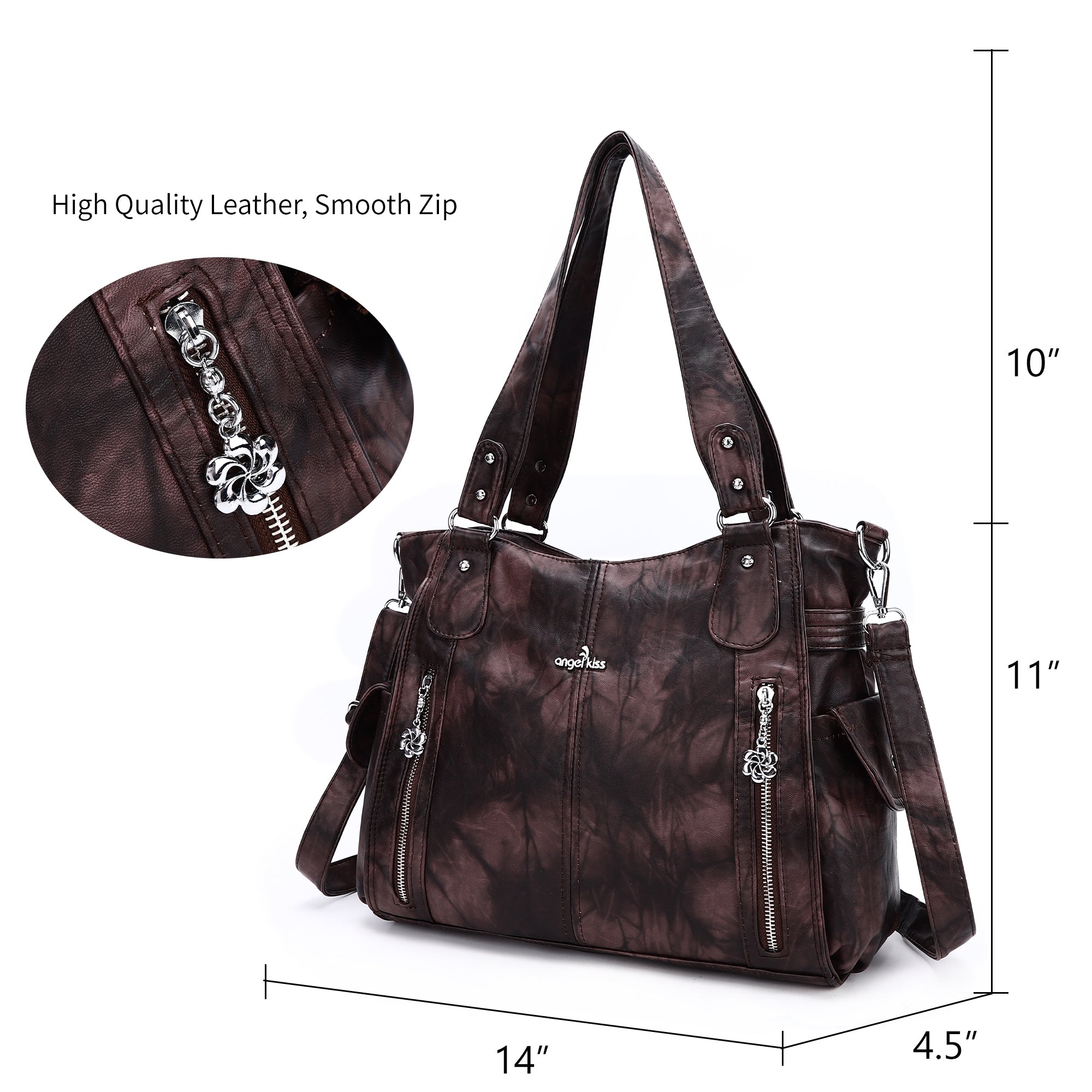 Angel Kiss lady tie-dye handbag