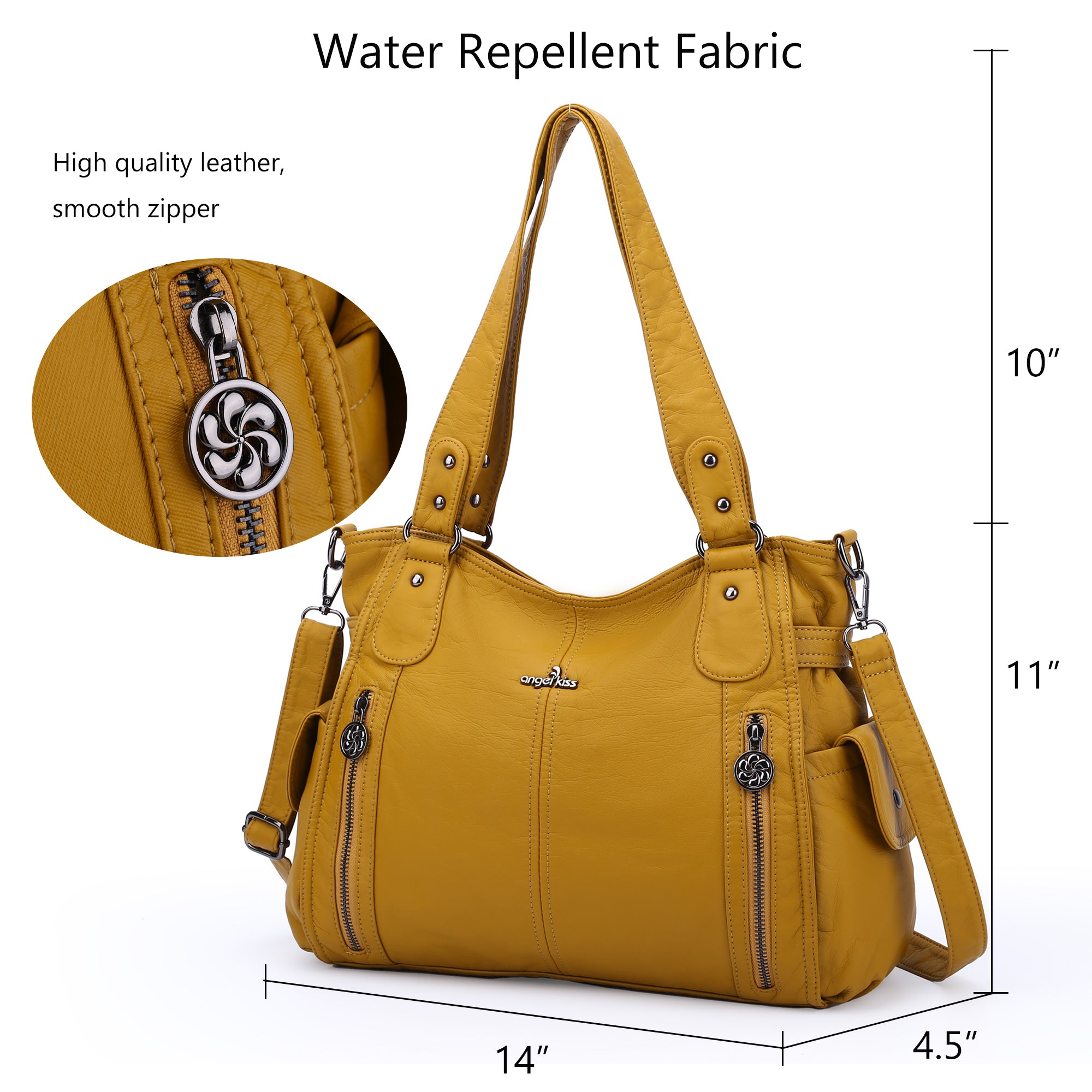 Angel Kiss Ladies Solid Color Vintage Handbag – Angelkiss Bag