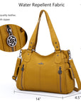 Angel Kiss Ladies solid color vintage handbag