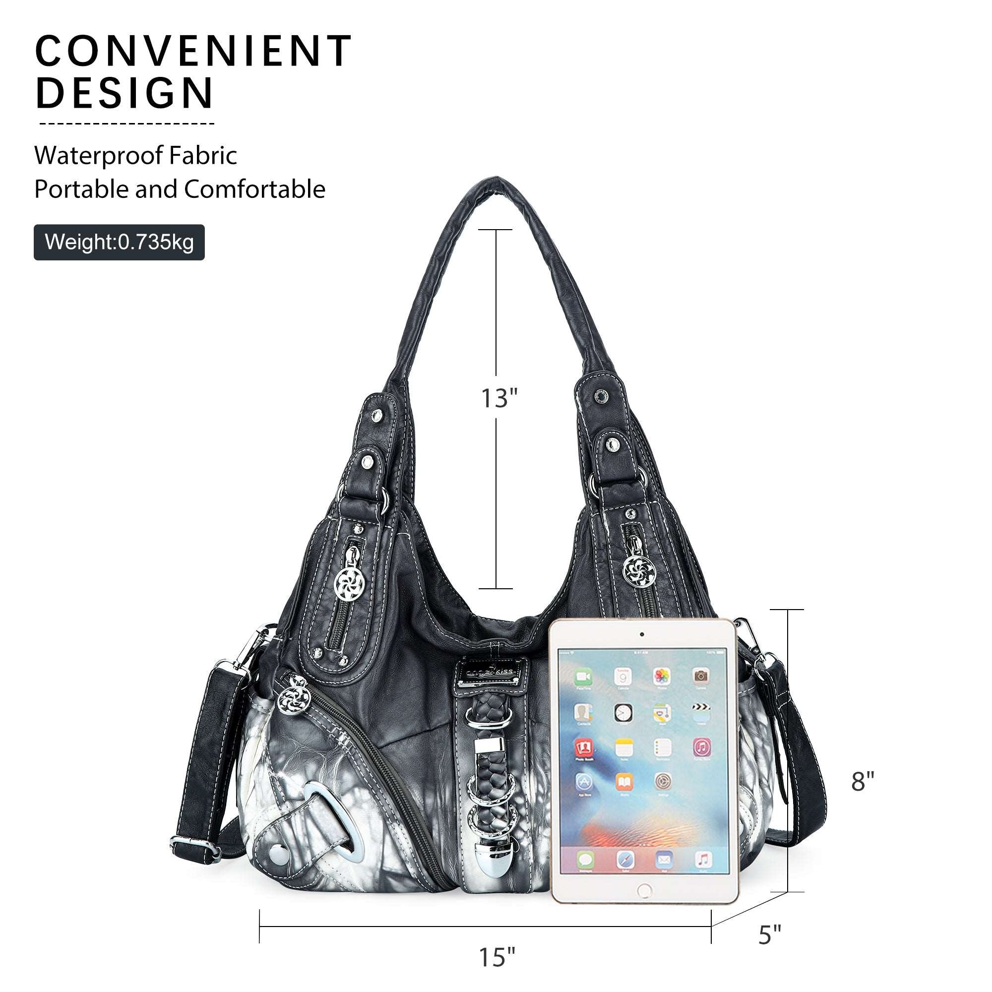 Hobo Tie-Dye Multilayer separation  Comfort Shoulder bag