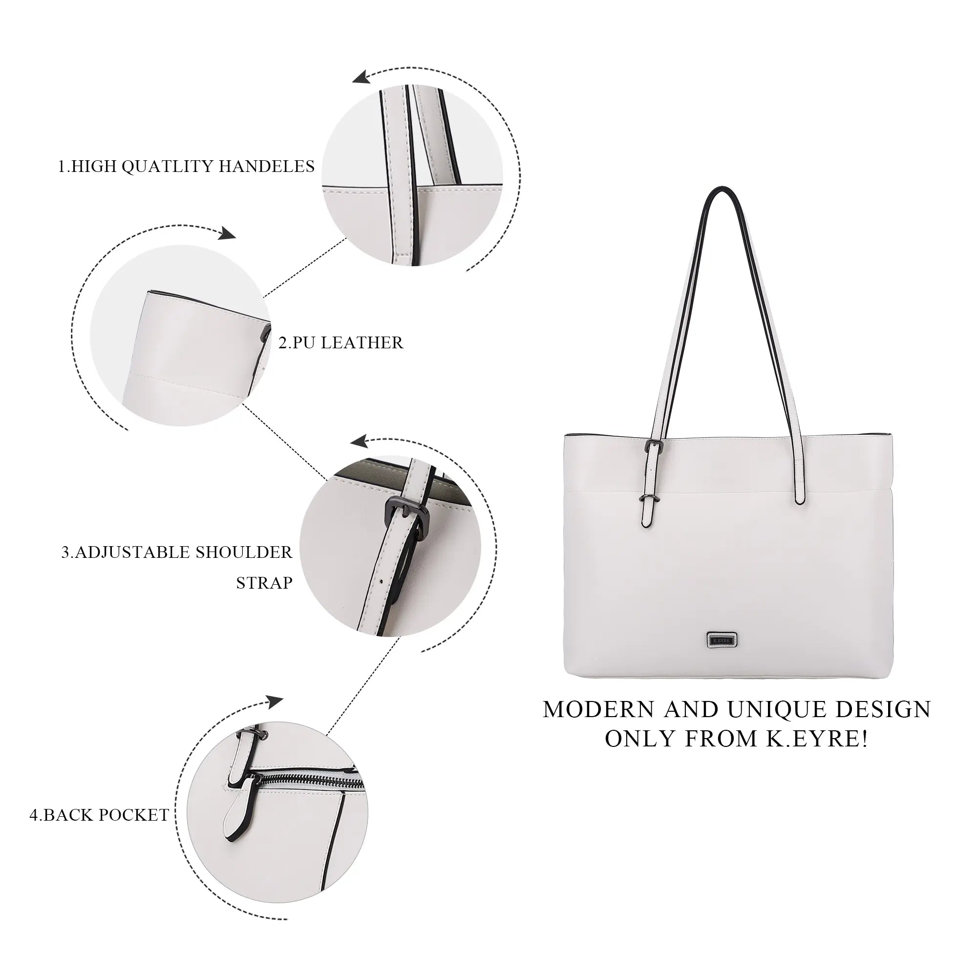 Lady briefcase hobo tote purse &amp; shoulder handbag