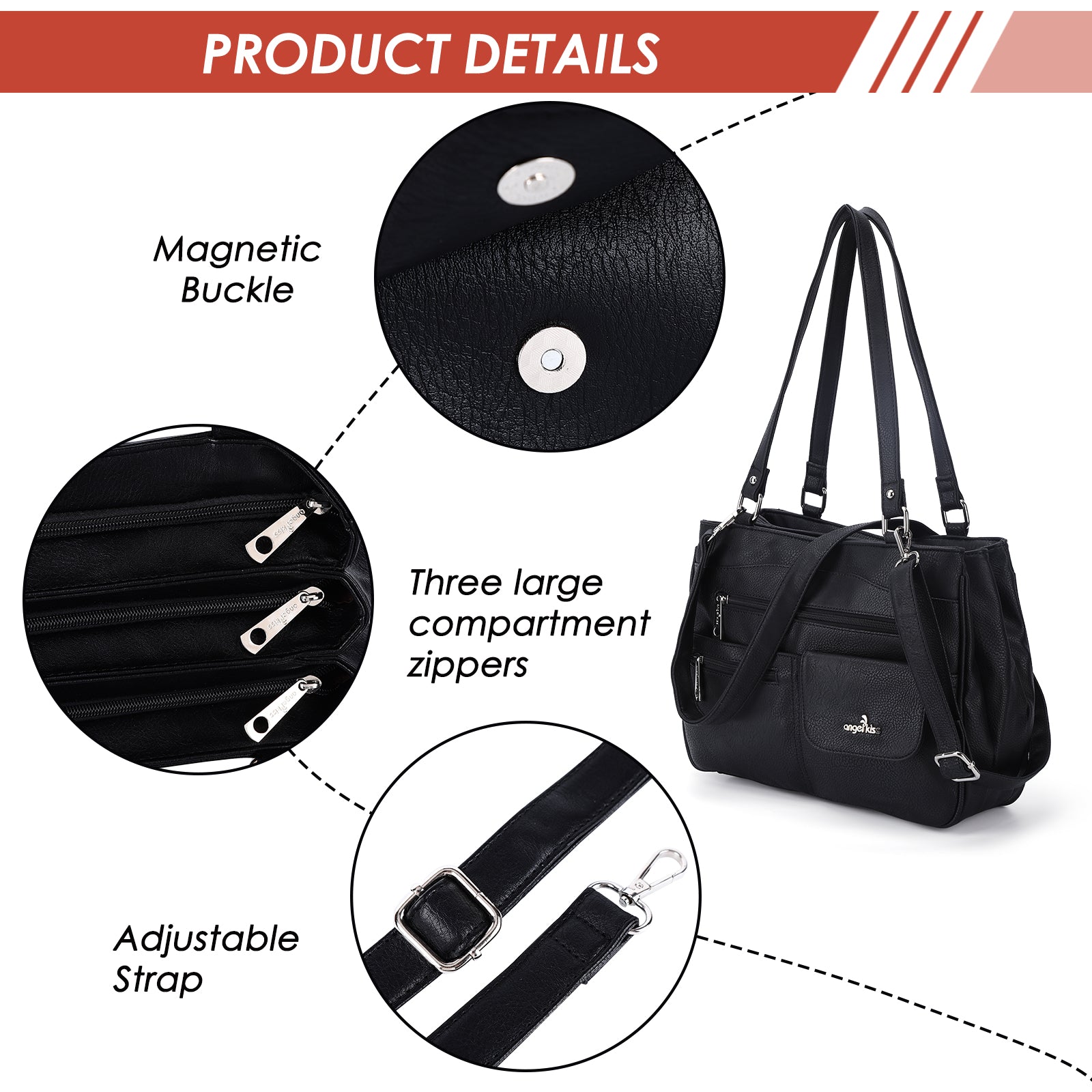 Stylish Trendy Adjustability Multi-functional Daily Women Shoulder Stylish Trendy Adjustability Multi-functional Daily Women Shoulder