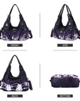 Tie-Dye Shoulder Bag Large Hobo Bag