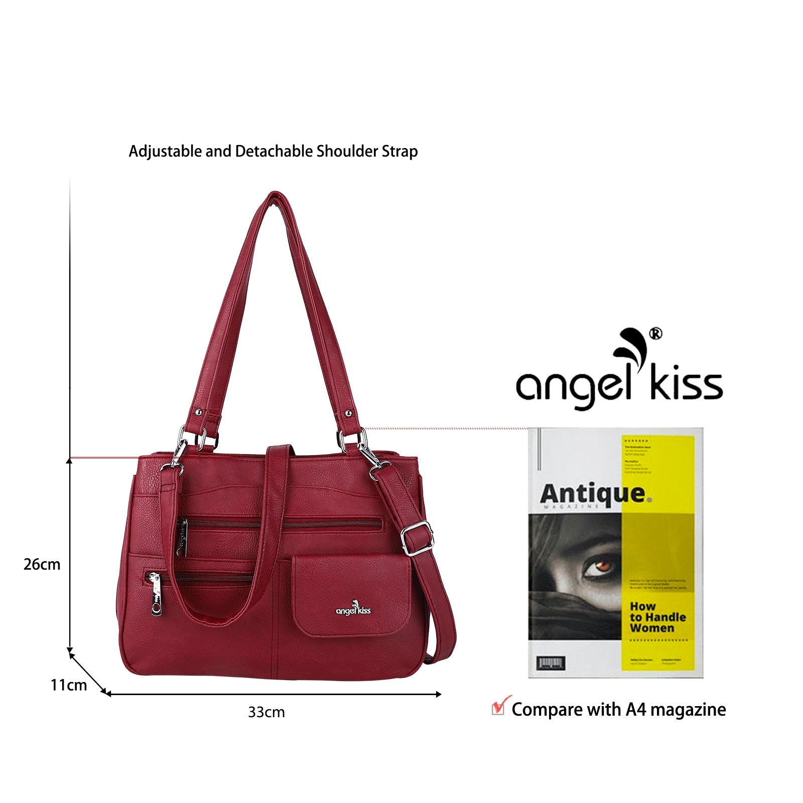 Stylish Trendy  Adjustability multi-functional Daily  women shoulder bag | Angel Kiss bag