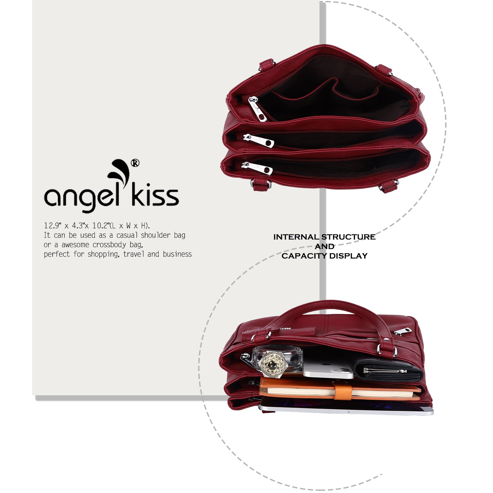 Stylish Trendy  Adjustability multi-functional Daily  women shoulder bag | Angel Kiss bag