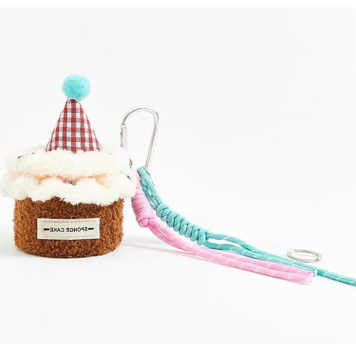 Cute Plush Coffee Cup Keychain