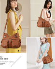 Fashionable Large Capacity Hobo Bag | Angelkiss Bag