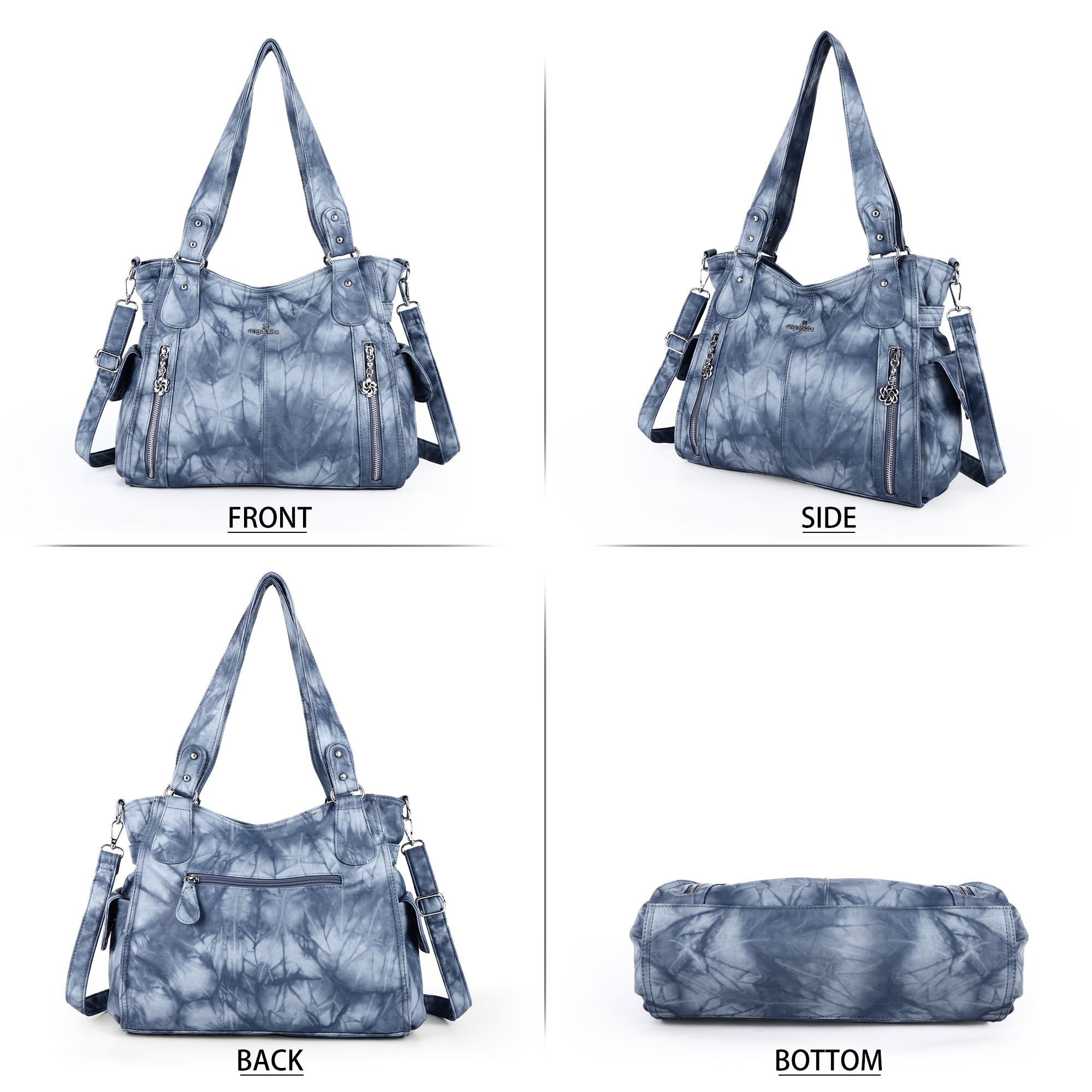 Angel Kiss lady tie-dye handbag