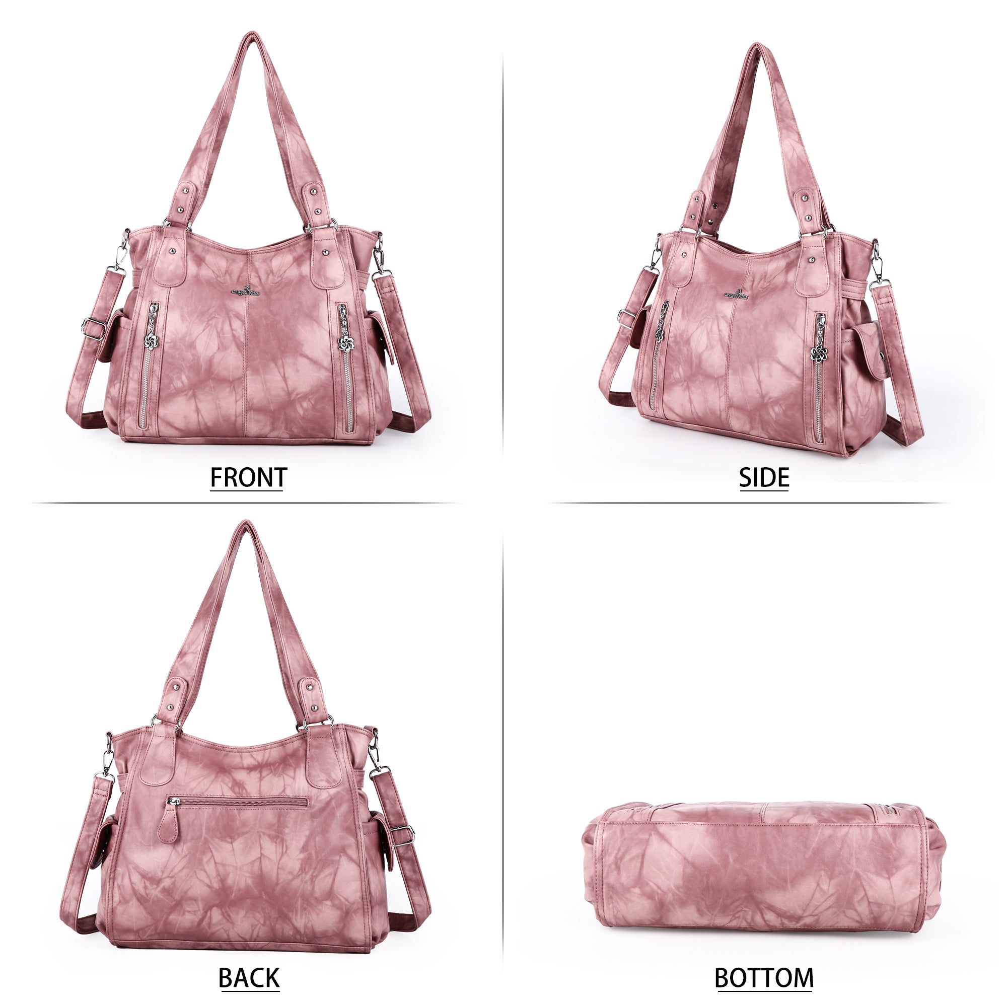 Angel Kiss lady tie-dye handbag