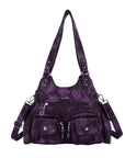 AngelKiss Tie-Dye Artistic Handbag with Crossbody Strap