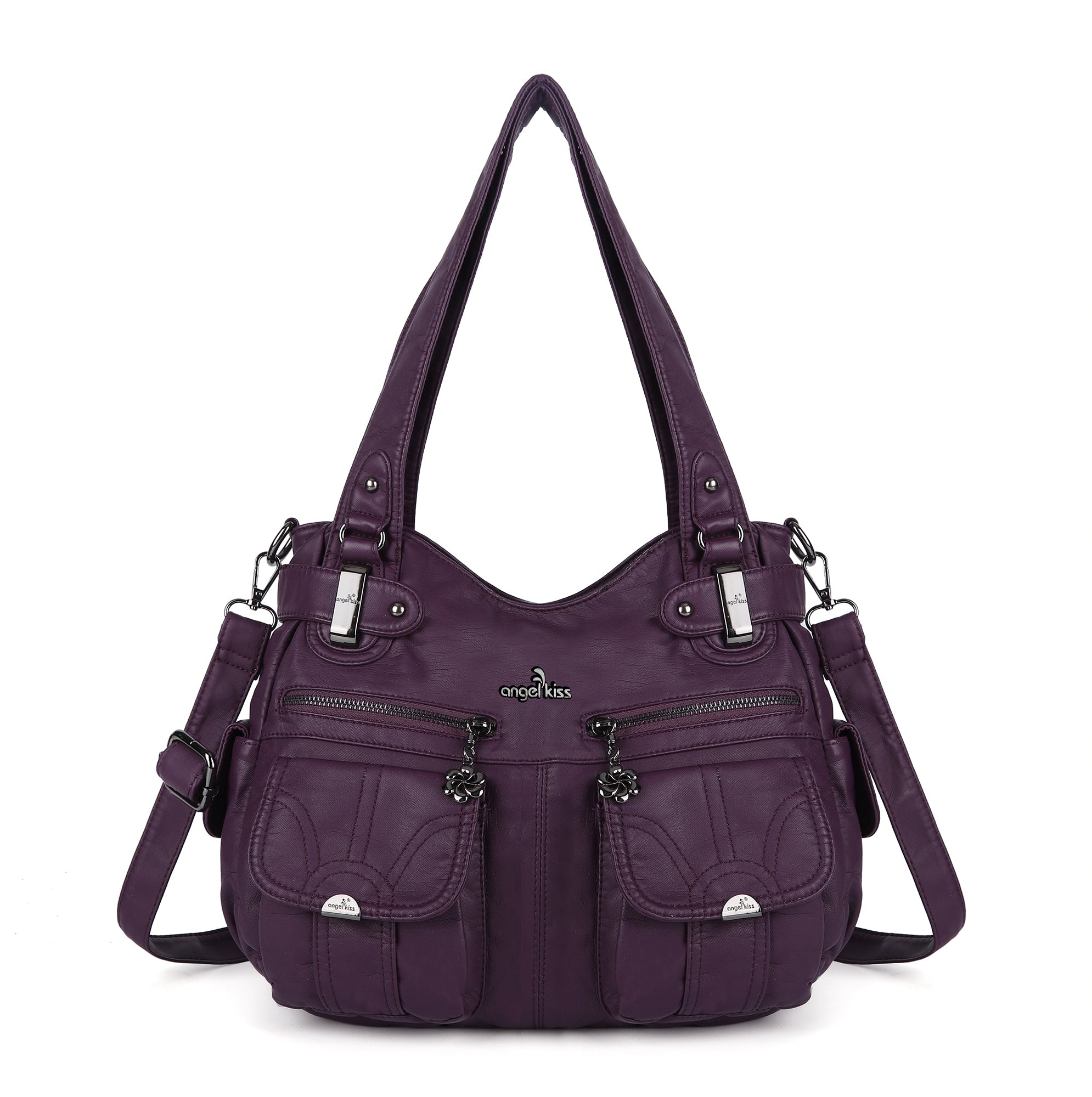 Fashionable  Handbags Women Tote Shoulder Top Handle Satchel Hobo Bags-Angelkiss Bag