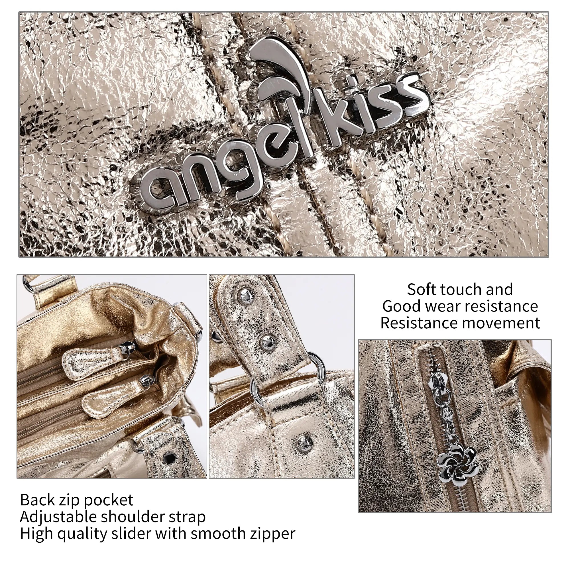 Angel Kiss Ladies vintage denim handbag