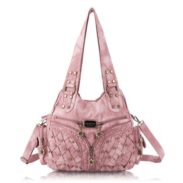 Vintage Vegan Leather Luxury Shoulder Bag