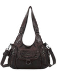 Vintage Slouchy Moto Shoulder Purse