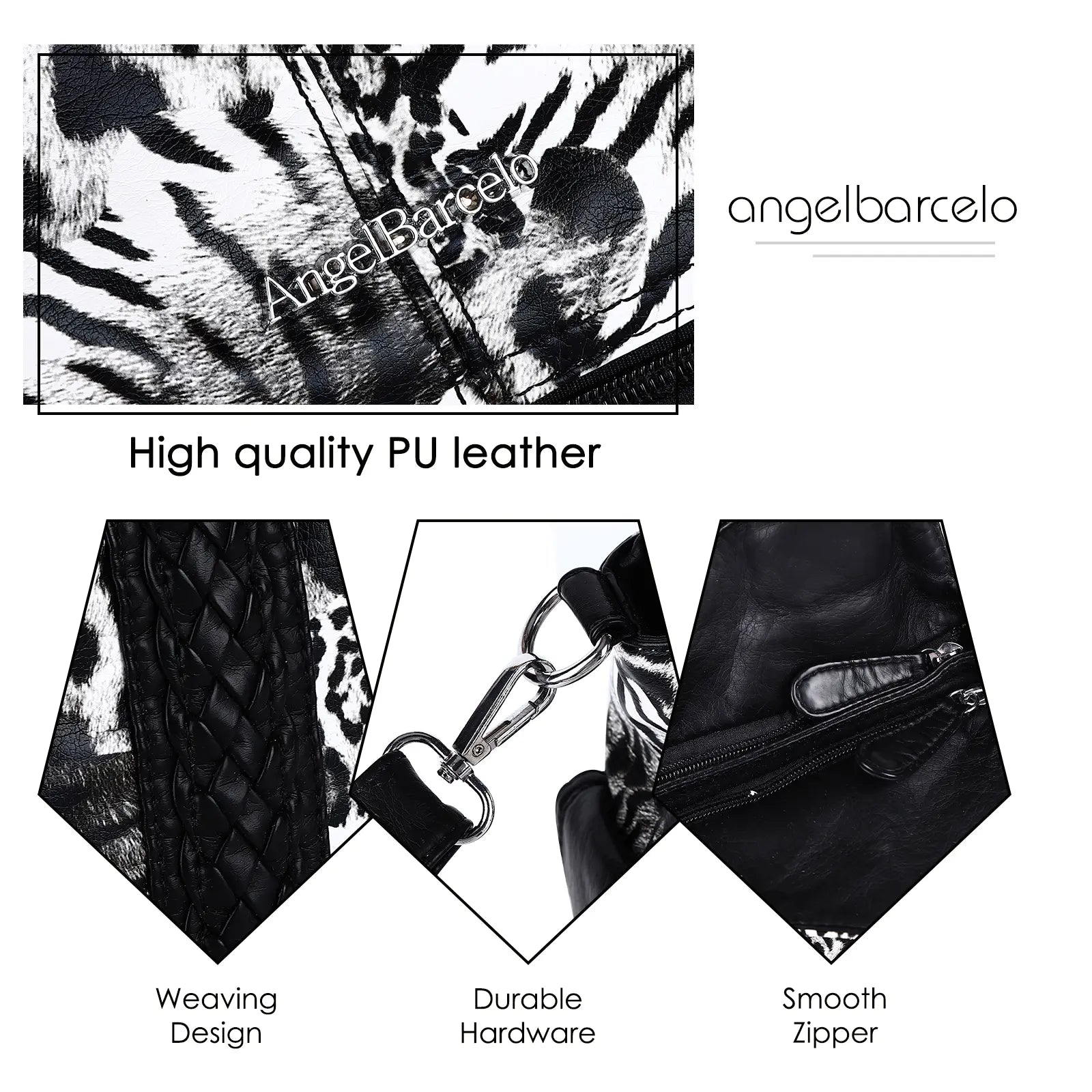 large capacity vintage plaid oil painting handbag