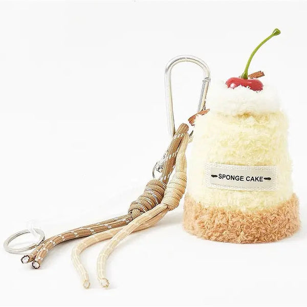 Plush Bag Charm – Sponge Cake Design