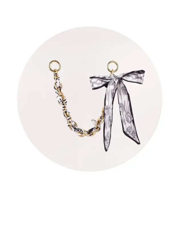 Scarf Chain Bag Charm for Handbags