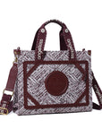 Holiday style everyday tote shoulder bag