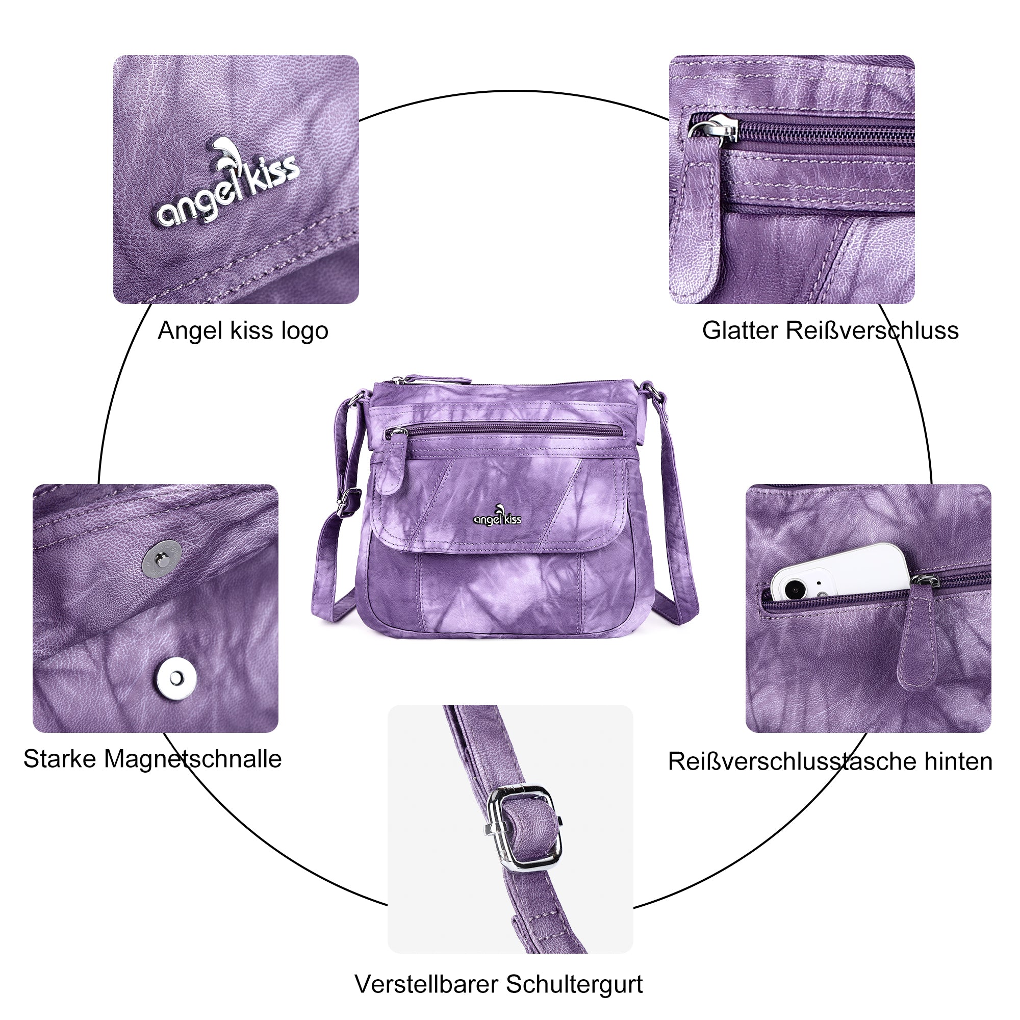 Women&#39;s tie-dye Daily shoulder bag