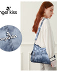 Angel Kiss lady tie-dye handbag