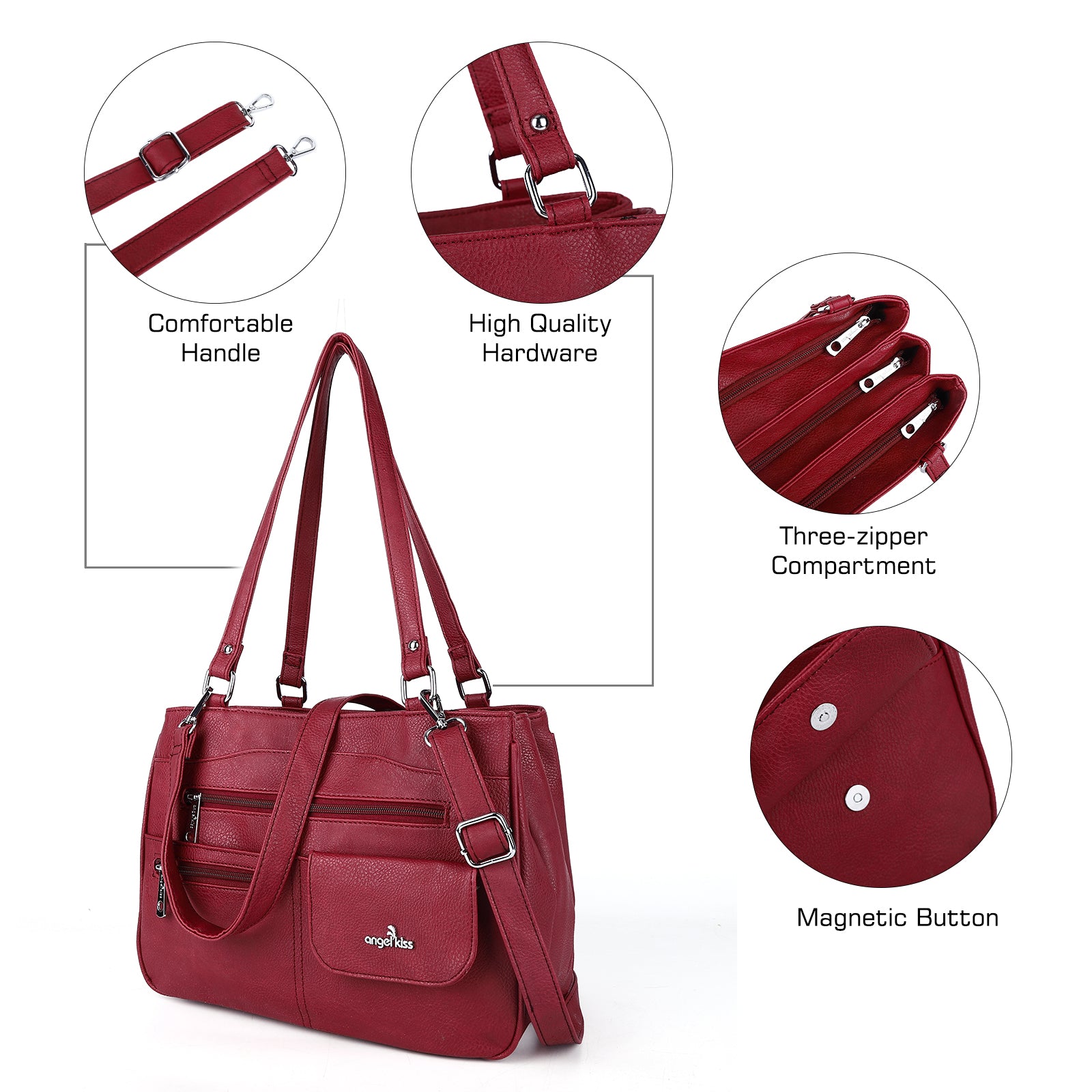 Stylish Trendy  Adjustability multi-functional Daily  women shoulder bag | Angel Kiss bag