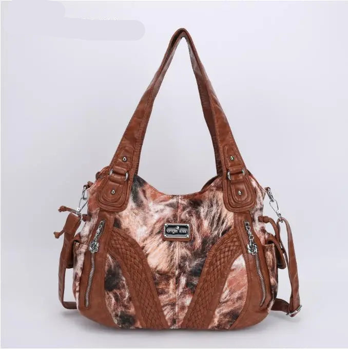 washed tie-dyeDaily women simple unique hobo handbag