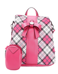 fashion plaid daily lightweight backpack