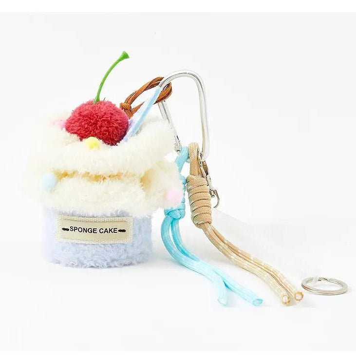 Plush Bag Charm – Sponge Cake Design