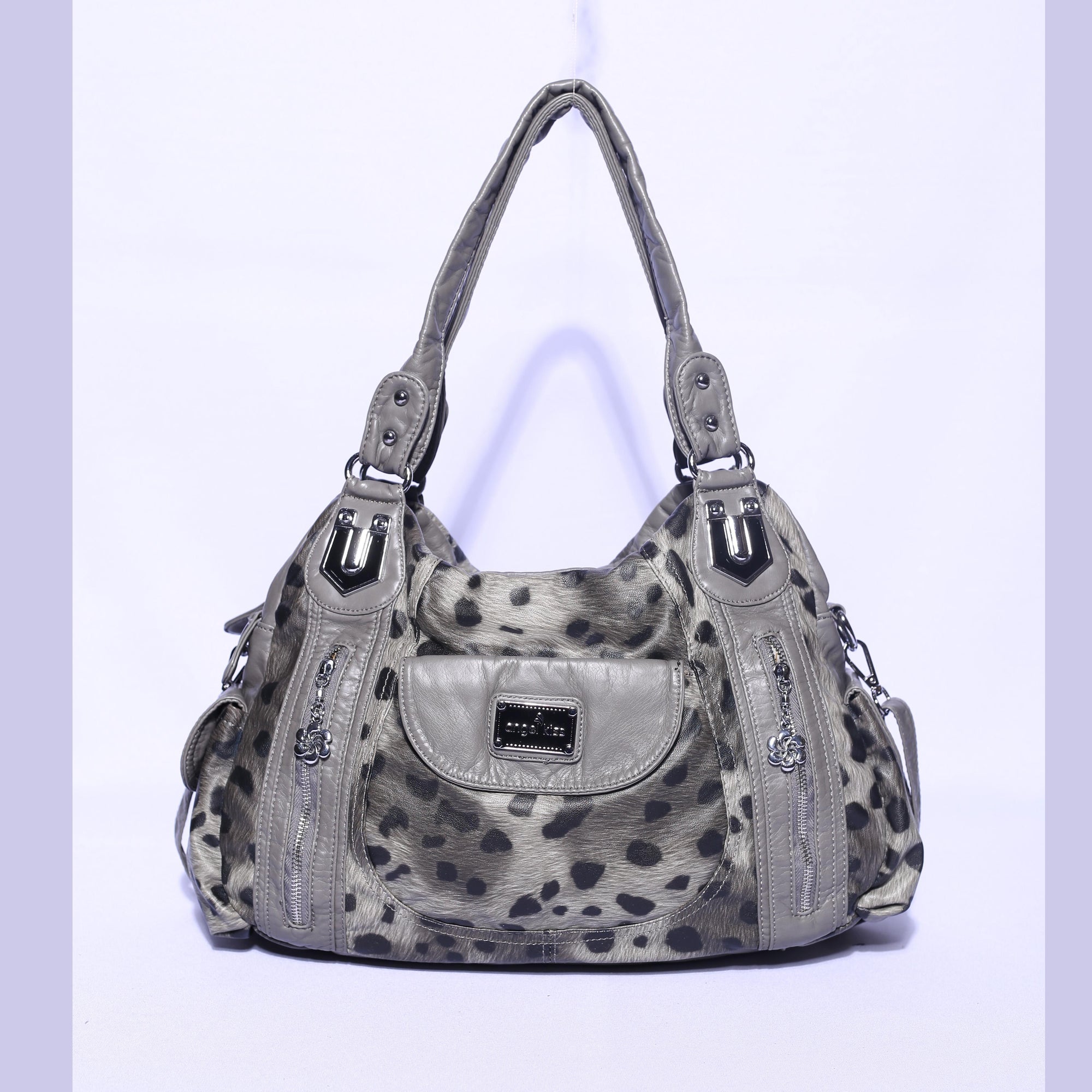 Women  handbag with High Quality Washed PU Multi-function Bag