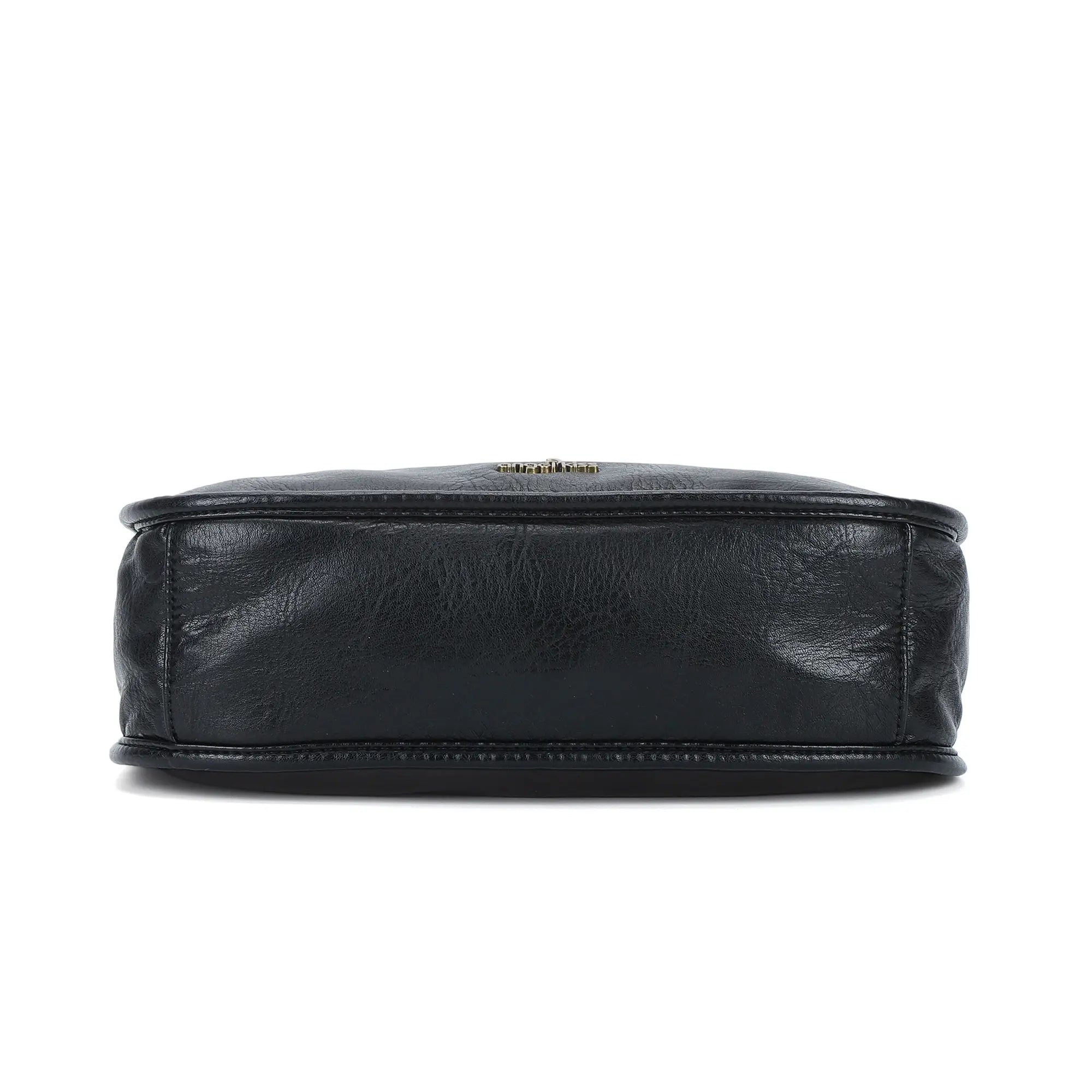 Vegan Leather Tassel Crossbody Bag with Dual Straps