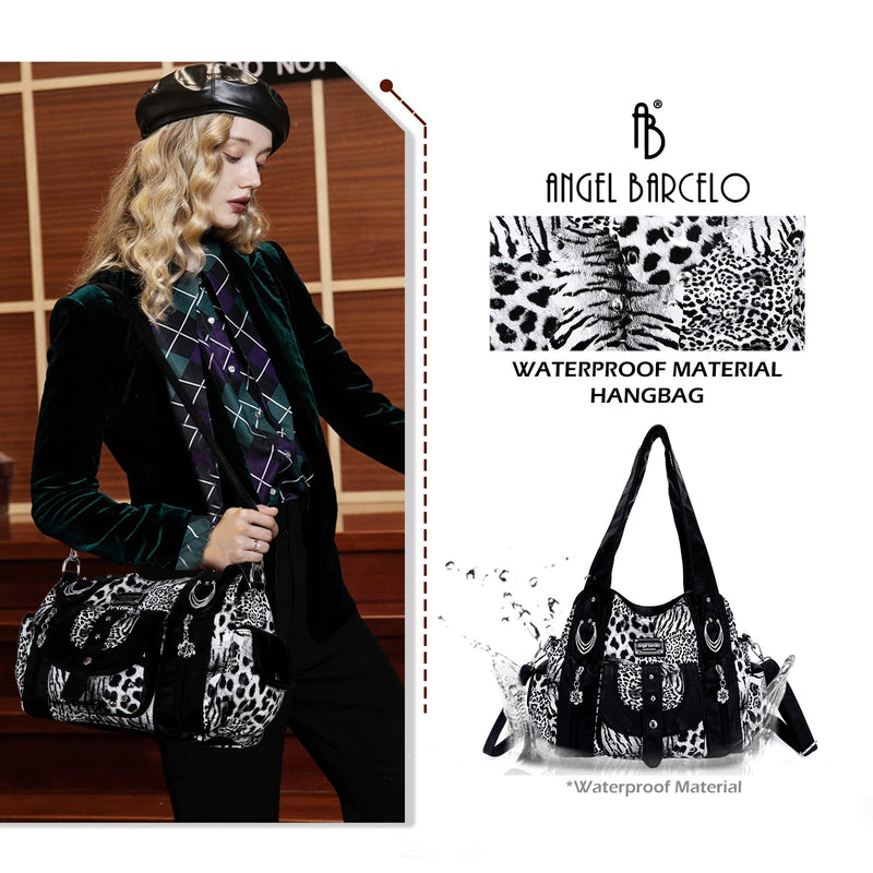 Tote solid color retro tie-dye spacious unique texture of the wandering bag