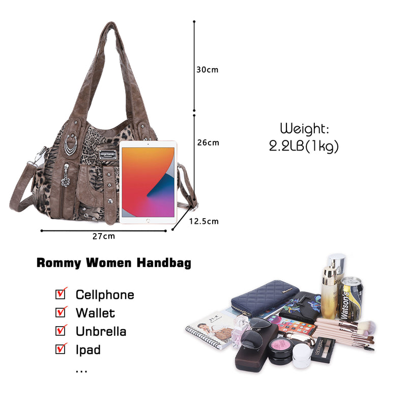 Tote solid color retro tie-dye spacious unique texture of the wandering bag