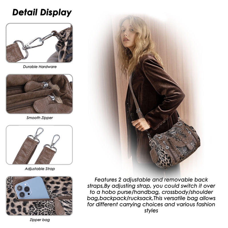 Tote solid color retro tie-dye spacious unique texture of the wandering bag