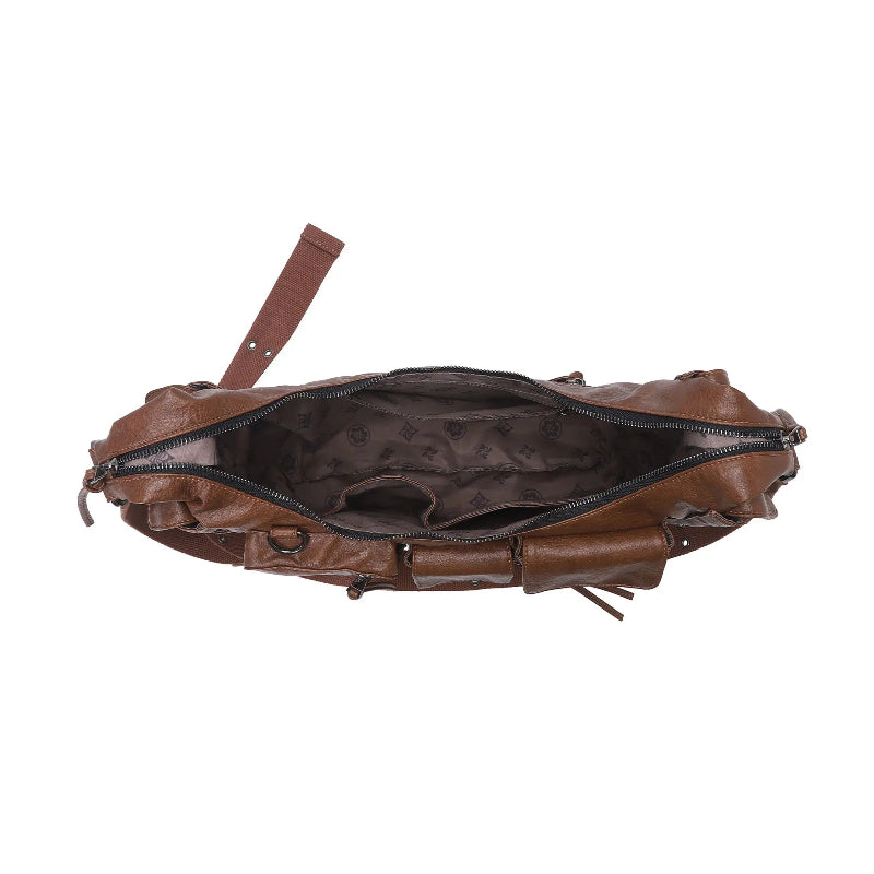 Everyday Structured Crossbody — Vintage Brown