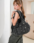 Vintage Luxe Relaxed-Shape  Hobo Handbags