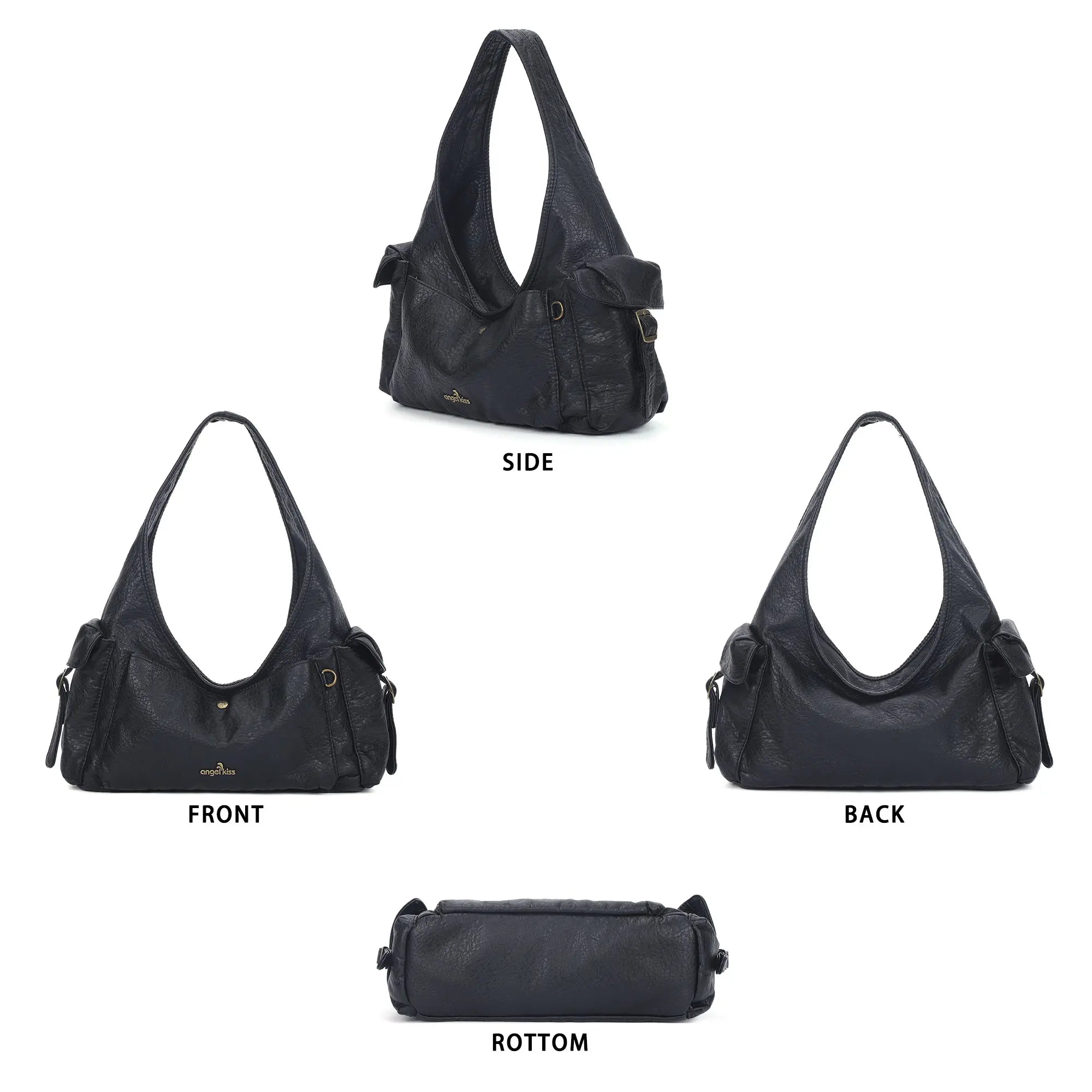 Vintage Crescent Hobo Underarm Shoulder Bag