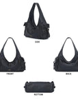 Vintage Crescent Hobo Underarm Shoulder Bag
