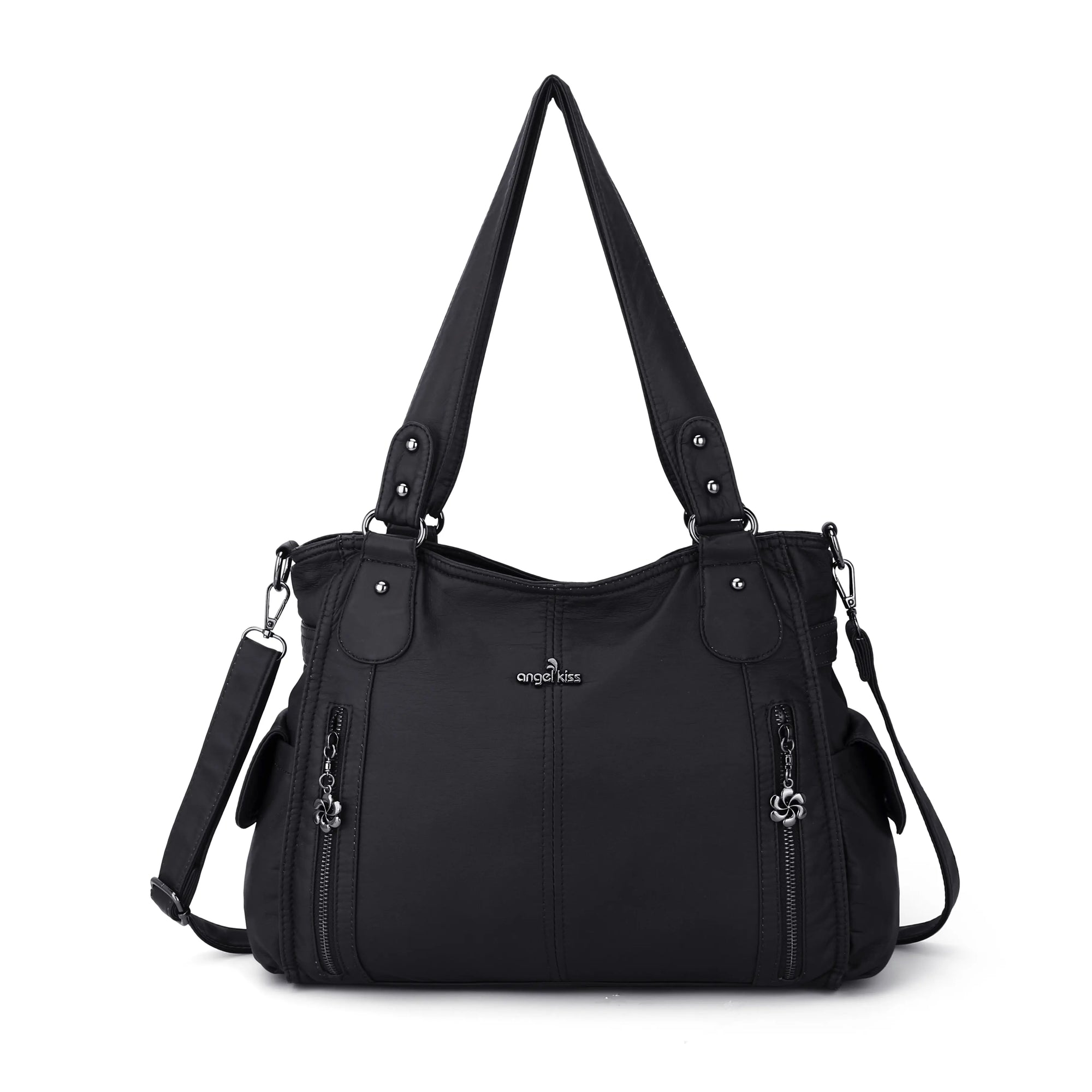 Angel Kiss Ladies roomy  washed handbag