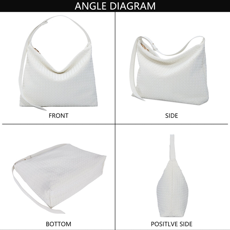 Angel Kiss vintage woven bag women's tote bag